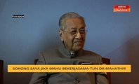 Sokong saya jika mahu bekerjasama - Tun Dr Mahathir