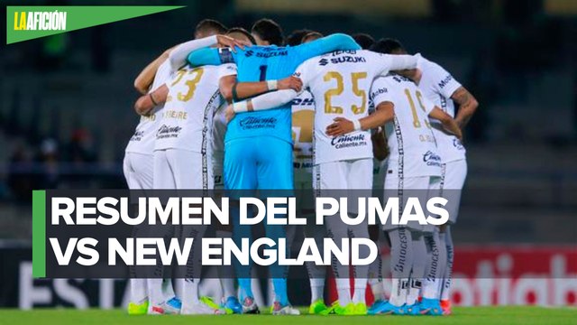 Pumas logra hazaña ante New England y avanza a semifinales de Concachampions