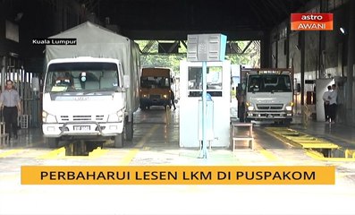 Perbaharui lesen LKM di Puspakom