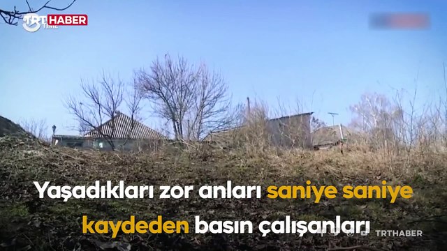 Kiev'de görevli basın mensupları Rus saldırılarının hedefi oldu