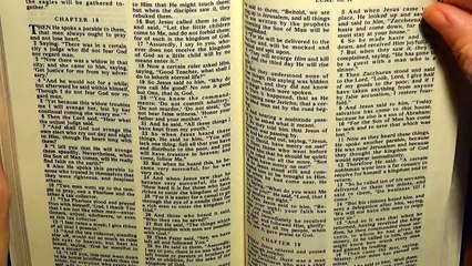 Luke 19, the New Testament