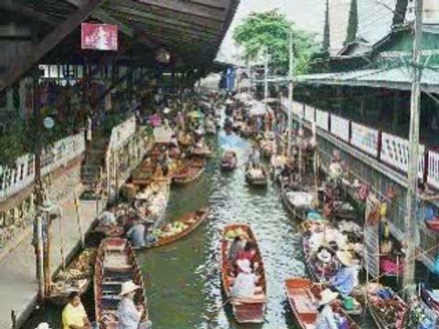 Thaïlande Marché flottant