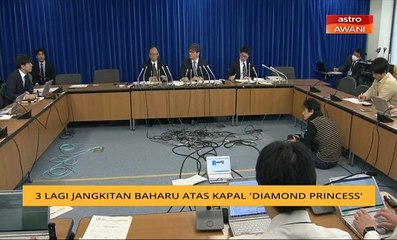 Koronavirus: 3 lagi jangkitan baharu atas kapal 'Diamond Princess'