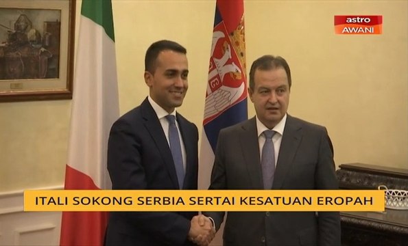 Itali sokong serbia sertai Kesatuan Eropah