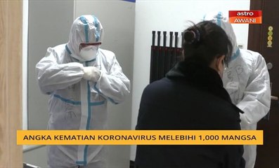 Angka kematian koronavirus melebihi 1,000 mangsa