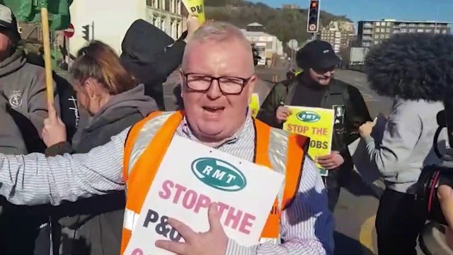 P&O union rep says action will take place at 'multiple ports' after shipping firm sacked 800 staff on 'Microsoft Teams'