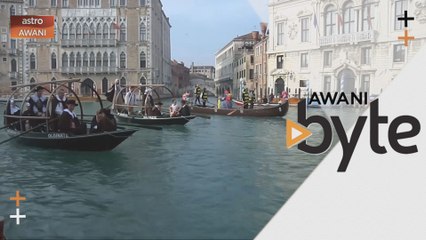#AWANIByte: Karnival Venice diraikan meriah dengan bot-bot berhias