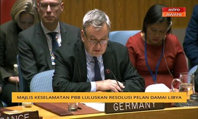 Majlis Keselamatan PBB luluskan resolusi pelan damai Libya