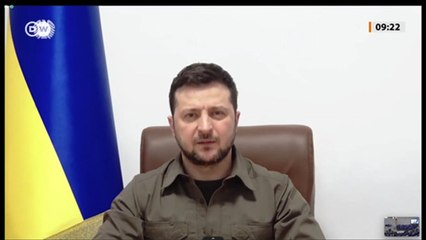 Зеленский призвал Шольца снести "стену между свободой и несвободой" (17.03.2022)