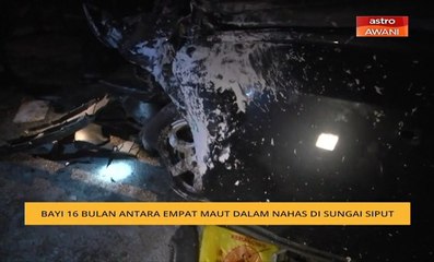 Bayi 16 bulan antara empat maut dalam nahas Sungai Siput