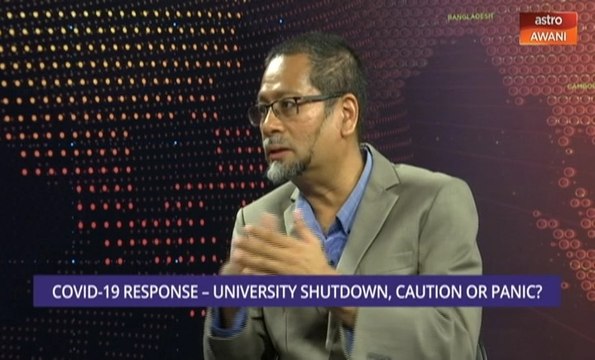 Consider This: Covid-19 Response - University Shutdown, Caution or Panic?