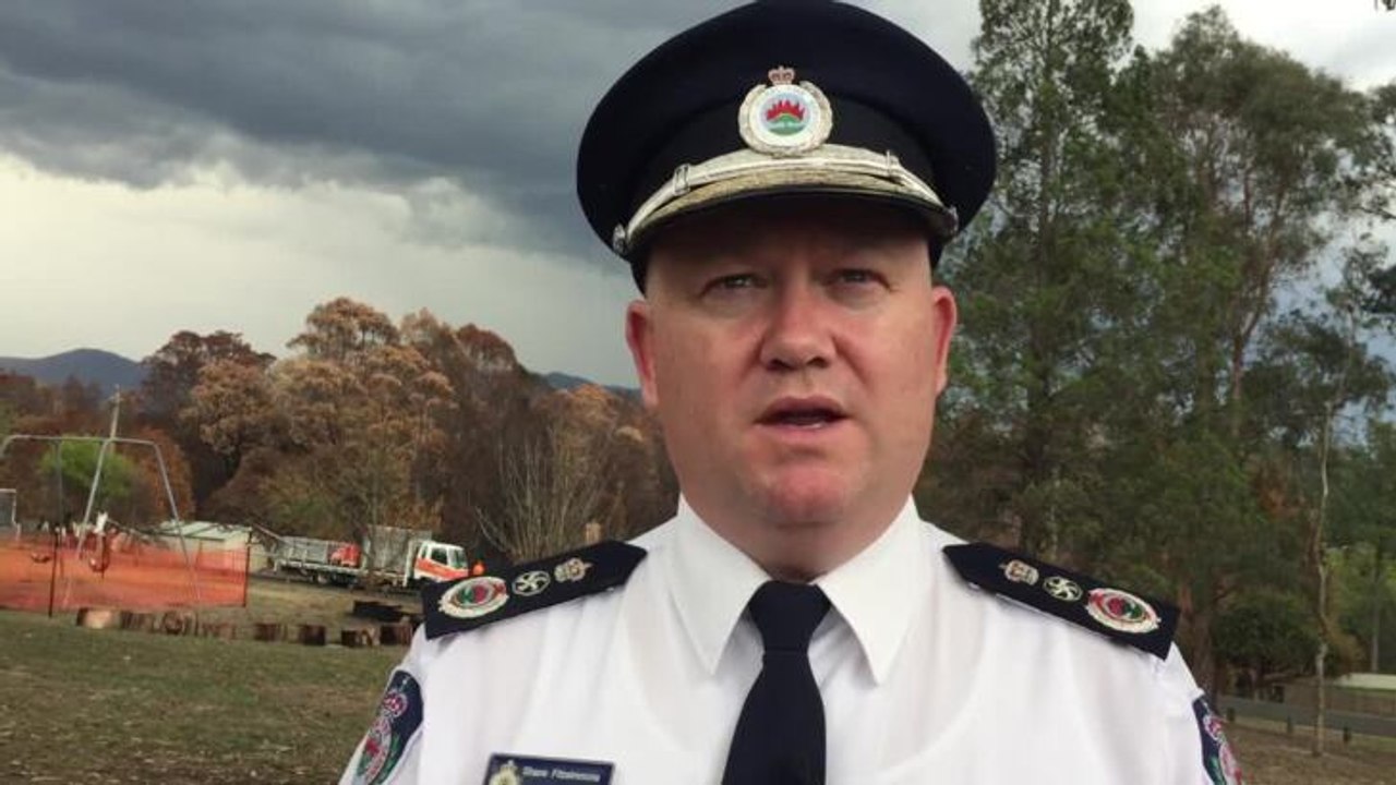 RFS Commissioner Shane Fitzsimmons in Quaama, January 20