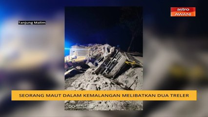 Seorang maut dalam kemalangan melibatkan dua treler