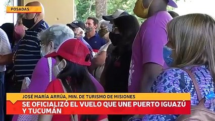 Se oficializó el vuelo que une Puerto Iguazú y Tucumán