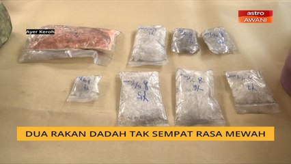 Dua sahabat 'kantoi' cuba edar dadah