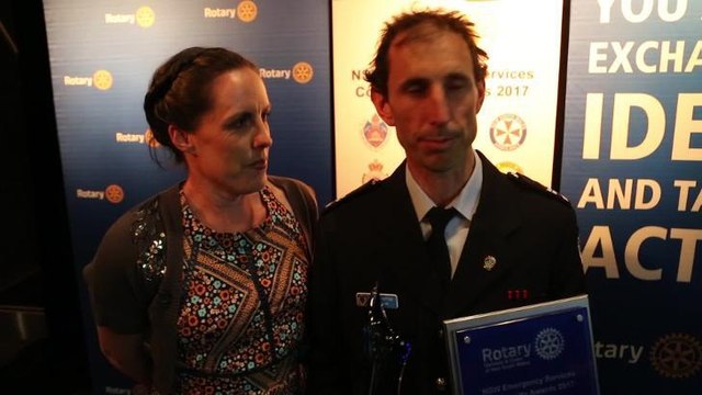 ILLAWARRA MERCURY NSW Rotary Emergency Services Award winner Daniel Hatton. Video: Greg Ellis.