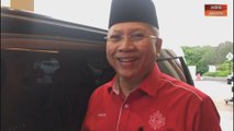Presiden UMNO mengadap Agong di Istana Negara
