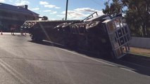 Truck rolled in Narromine