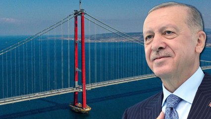 Cumhurbaşkanı Erdoğan'dan '1915 Çanakkale Köprüsü' paylaşımı
