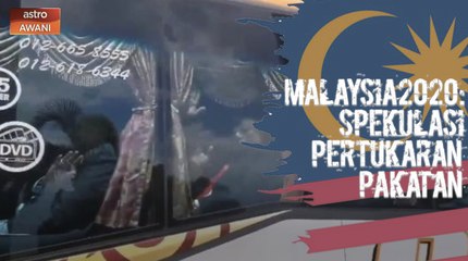 Malaysia2020: Ahli Parlimen PAS naik bas ke Istana Negara