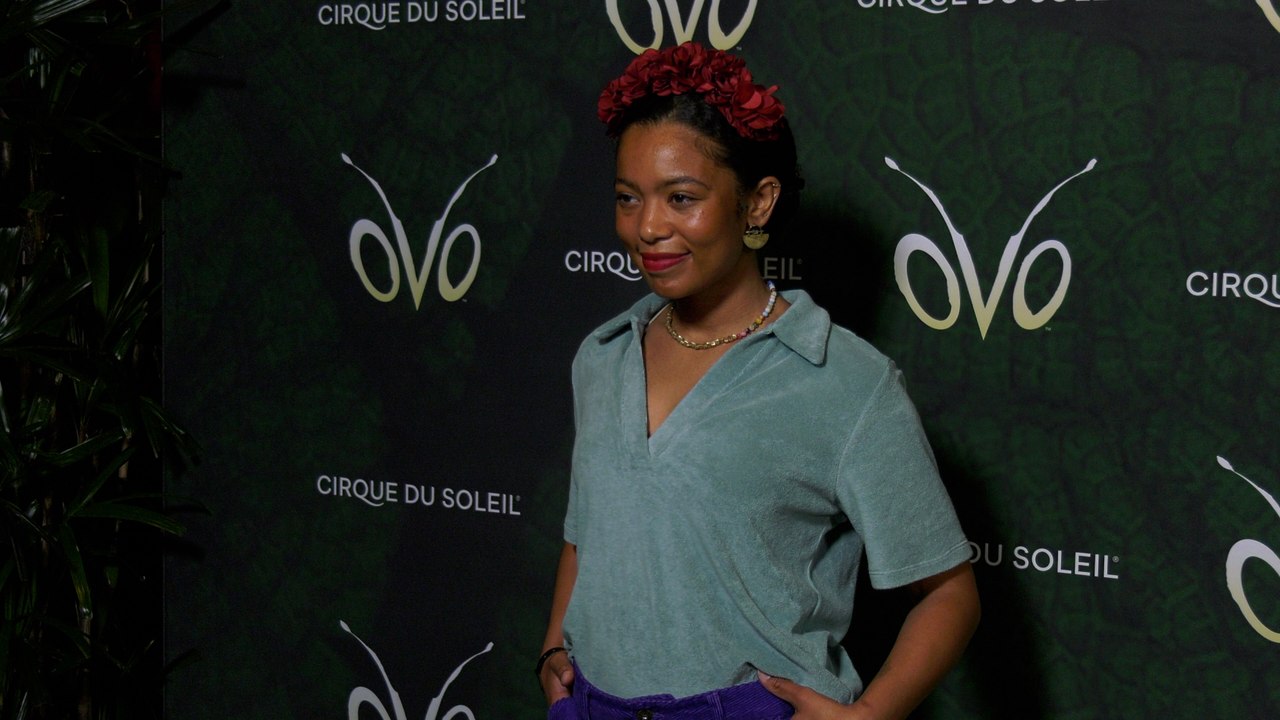 Jaz Sinclair "Cirque du Soleil OVO" Los Angeles Premiere Red Carpet