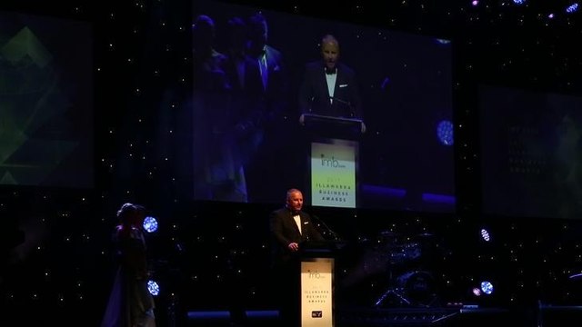 ILLAWARRA MERCURY Chance Hanlon acceptance speech at Illawarra Business Awards. Video: Greg Ellis