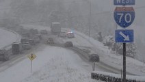 March snow causes severe traffic problems in the Colorado foothills