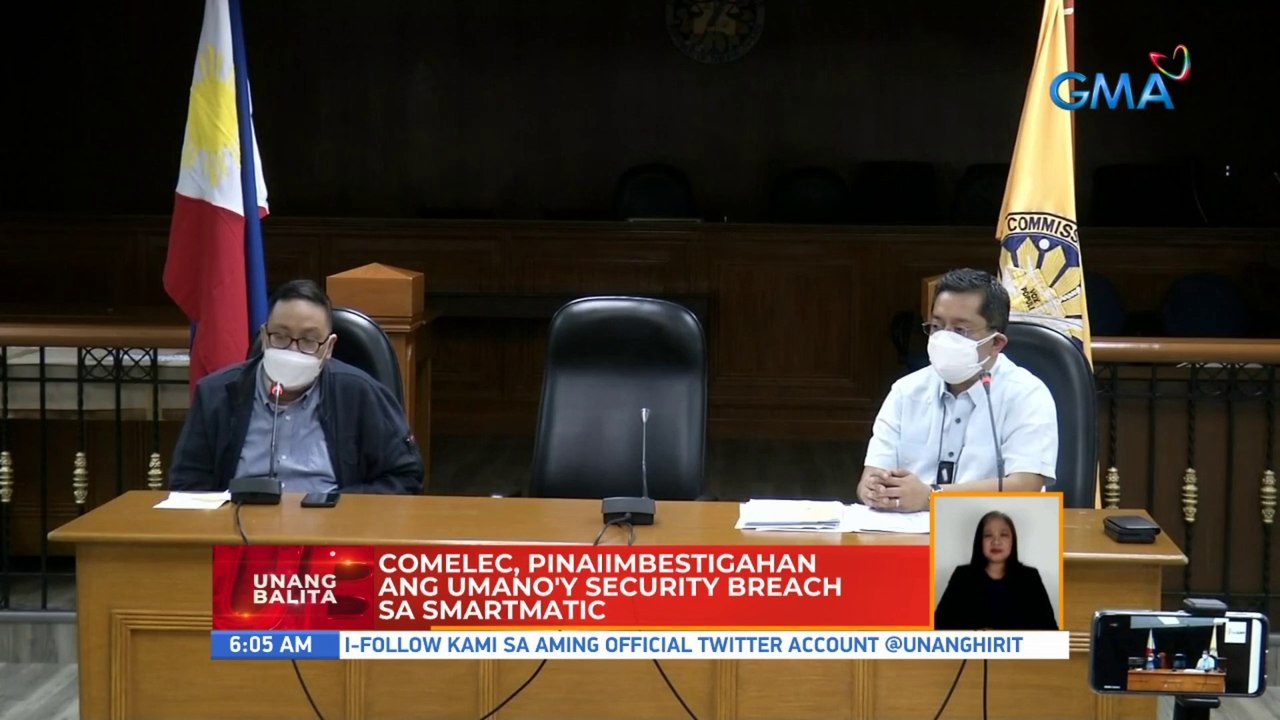 Comelec, pinaiimbestigahan ang umano'y security breach sa Smartmatic | UB