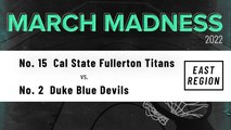 Cal State Fullerton Titans Vs. Duke Blue Devils: NCAA Tournament Odds, Stats, Trends