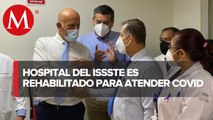 ISSSTE recibió equipo nuevo para atender a paciente con covid-19
