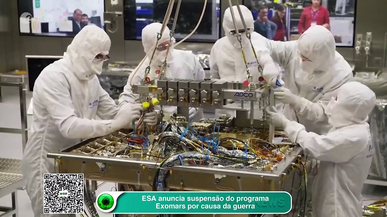 ESA anuncia suspensão do programa Exomars por causa da guerra