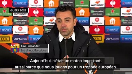 8es - Xavi : "Nous sommes dans un bon moment"