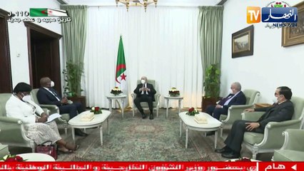 رئيس الجمهورية يستقبل وزير الخارجية لجمهورية بورندي