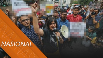 Azmin kritik tindakan polis terhadap peserta perhimpunan