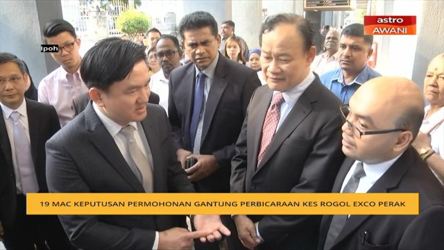 19 Mac keputusan permohonan gantung perbicaraan kes rogol Exco Perak