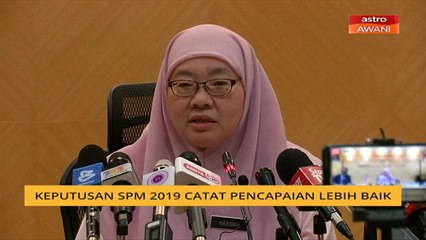 Keputusan SPM 2019 catat pencapaian lebih baik