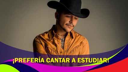 Christian Nodal prefirió dedicarse a la música que seguir estudiando la preparatoria