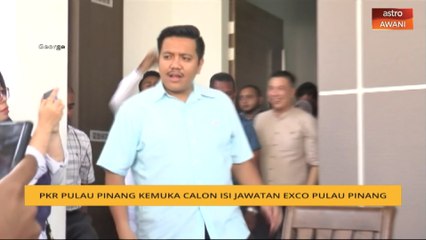 Hanya calon PKR isi kekosongan jawatan Exco Pulau Pinang