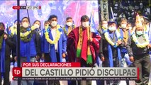 Del Castillo pide disculpas a los dirigentes cocaleros del trópico de Cochabamba y los Yungas