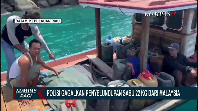 Polisi Gagalkan Upaya Penyelundupan 22 KG Sabu dari Malaysia di Perairan Pulau Buaya
