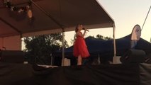 Emma sings at Shellharbour carols