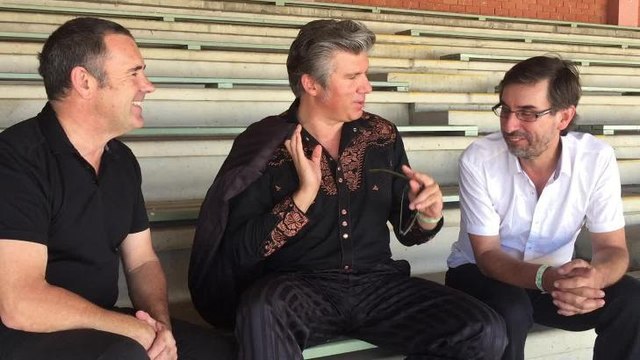 ILLAWARRA MERCURY The Balkan Elvis and artistic director David de Santi at the Illawarra Folk Festival. Video Adam McLean