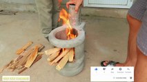 how to make firewood stove kayu bakar  botol plastis atau galon air