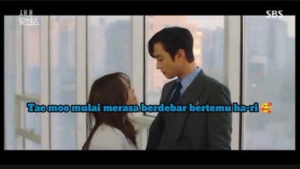 Tae-moo mulai berdebar saat bersama ha-ri (A bussiness proposal episode 5 part 1)