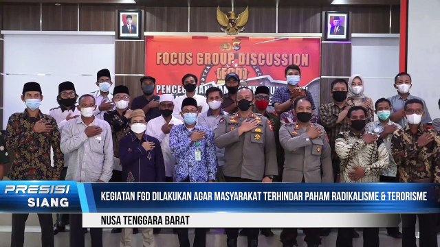 Tim Divisi Humas Polri Sosialisasi Pencegahan Radikal Dan Terorisme Di Polres Lombok Barat