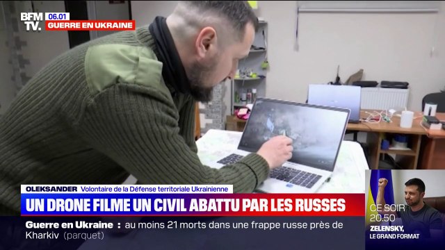 Guerre en Ukraine: un drone filme un civil abattu par les soldats russes