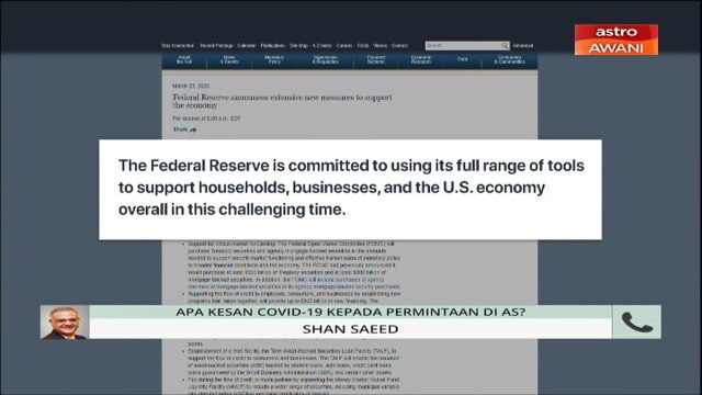 Niaga AWANI: Apa kesan COVID-19 kepada permintaan di AS?