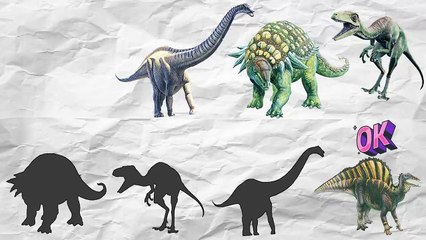 CUTE ANIMALS Dinosaurs Troodon, Edmontonia, Ouranosaurus, Futalognosaurus 귀여운 동물 공룡