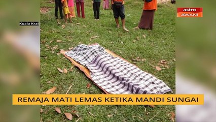 Remaja mati lemas ketika mandi sungai