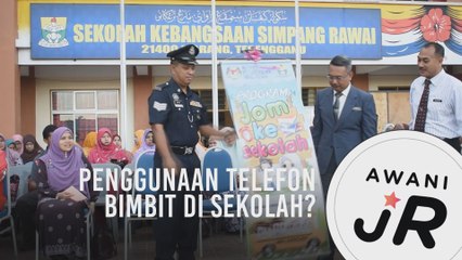 #AWANIJr: Penggunaan telefon bimbit di sekolah?